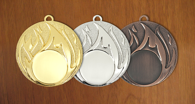 medal 50 mm na wklejkę 25 mm - brązowy (produkt niedostępny) (stara kolekcja) puchary statuetki medale