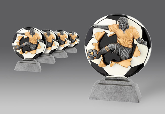 statuetka FG1015 piłka nożna, h.23 (produkt niedostępny) puchary statuetki medale