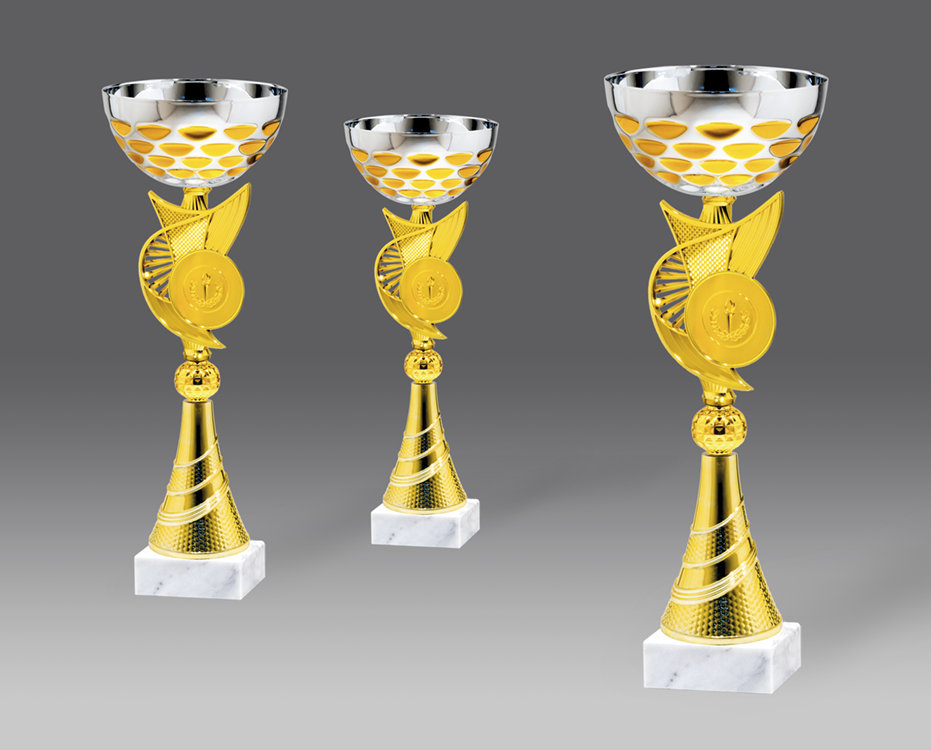 Puchar G26628 3, &oslash;14, h.35 (produkt niedost�pny) puchary statuetki medale