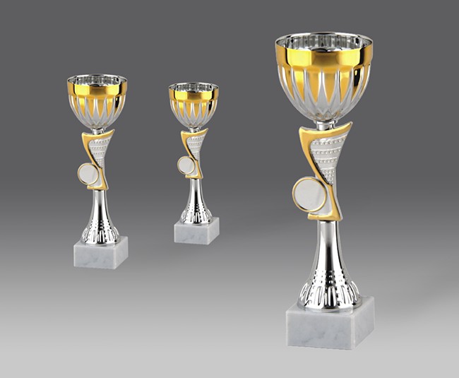 puchar G9362 3, ø8, h.27 (produkt niedostępny) puchary statuetki medale