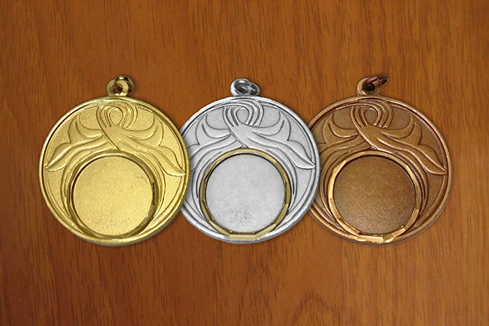 medal 50mm na wklejkę 25mm, brązowy (produkt niedostępny) (stara kolekcja) puchary statuetki medale